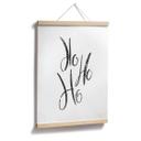 Plakat - Ho Ho Ho Handlettering