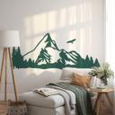 Wallsticker Bjerg med skovlandskab