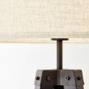 Stehleuchte Jack, braun, 148 x 50,5 cm, Textil Dreibein