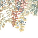 Fototapet, bladmotiv tapet La Terrasse beige 2,7 x 3 m