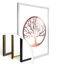 Plakat - Livet træ - Rosegold optik