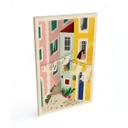 Cuadro de madera casas de verano ilustración - Tomljanovic