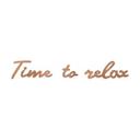 Decoración en madera de caoba - Tiempo de relax