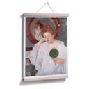 Póster - Cassatt - Denise en la mesa de cosmética