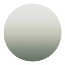 Sticker mural Ombre - Olive - Rond