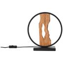 Tischleuchte Elea, braun, 25,8 x 27,8, Holz Lampe