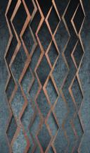 3D antracit, bronze motiv tapet,Grafisk 2,70 x 1,59 m