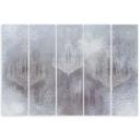 Canvas print 5 dele, lysekrone