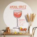 Wallsticker køkken - Fritsch - Aperol Spritz - Rund