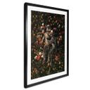 Póster Astronautas en un prado de flores - Nicebleed