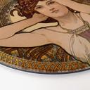 Wandcirkel Mucha - Amethyst