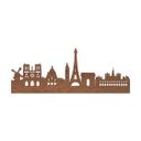 Chapa de caoba Wood art - Skyline Paris