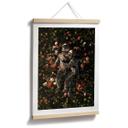 Póster Astronautas en un prado de flores - Nicebleed