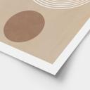 Plakat Abstrakt geometri i balance - Ristova