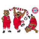 Sticker Mural FC Bayern Bernie (4 pièces) 50x70 cm