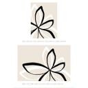Fotomural uplusmestudio - Line Art - La doble flor
