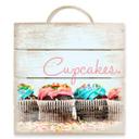 Cuadro de madera Party Cupcakes - 40x41,5 cm