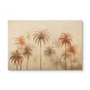 Cuadro de madera tropical con palmeras - Haase