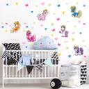 Wallsticker Filly Unicorn Crystalia Sæt