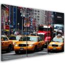 3 stykke lærredstryk, Taxi Times Square New York
