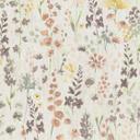 Blomster tapet akvarel look beige brun - Tapet med mønster naturlige toner - ikke-vævet tapet