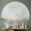 Vinilo decorativo Abstracto dorado - Hobday - Redondo