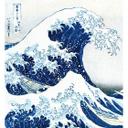 Fototapet - Hokusai - Den store bølge