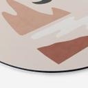 Tableau sur alu-Dibond rond Orara Studio - Paysage nocturne