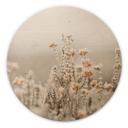 Annie Billede af træ - Isblomster - Rund