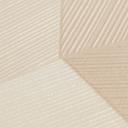 Papier peint intissé Damian Refined Dimensions 3D géométrique beige crème - papier peint métallique 