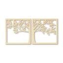 Arte en madera de álamo - Árbol magnífico (2 partes)