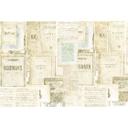 Architects Paper Papier peint photo Atelier 47 Sheet of Music crème, gris, bleu, turquoise
