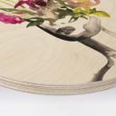 Stampa su legno Verbaan - Sotto l'arcobaleno - Rotondo