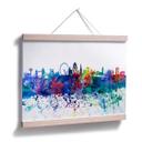 Póster Bleichner - Skyline de Londres en acuarela