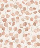 Papel pintado no tejido de color beige hojas aspecto naturaleza floral 