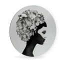 Tableau en Alu-Dibond Ireland Marianna - Fleurs d'Hibiscus - Rond
