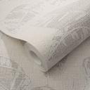 Tapet med bladmotiv Opus beige