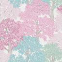 Architects Paper Floral Impression - Papier peint intissé de forêt, rose