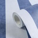 Papel pintado a rayas azul y blanco - Papel pintado no tejido con rayas atrevidas
