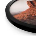 Plakat klippeformation i Monument Valley - Hugonnard - Round