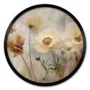 Póster Esplendor floral en cálidos tonos pastel - Paksoylu - Redondo