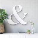 Letras decorativas 3D ampersand