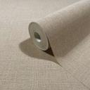 Papel pintado no tejido textil, liso texturado moderno mate en beige