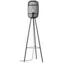 Stehleuchte Willi, braun, 130 x 45 cm, Bambus Stehlampe