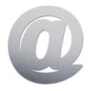 Letras Alu-Dibond - efecto plata - At-sign