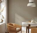 non-woven tapet i 3D flettet diamantmønster beige, grå tekstil look