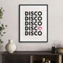 Póster Retro Disco Vibes Tipografía - Kerr-Dineen