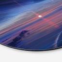 Vægcirkel Galaxy - Aenami – print på aluminium (Alu-Dibond)