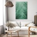 Canvasbillede Grønne palmeblade