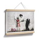 Plakat Banksy - Policeman Searching Girl